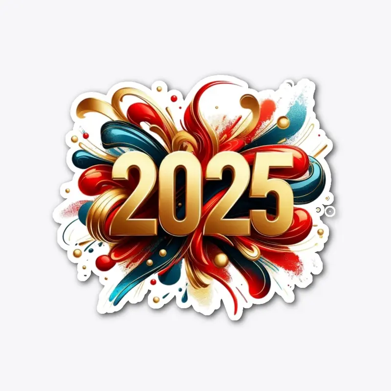 Happy New Year Design 2025