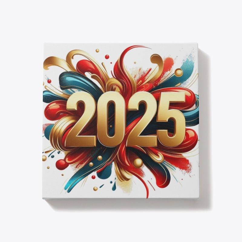 Happy New Year Design 2025